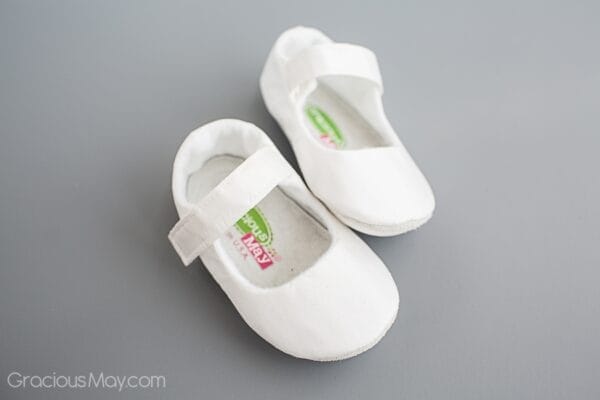 Soft Sole Simple Silk Mary Janes (White)