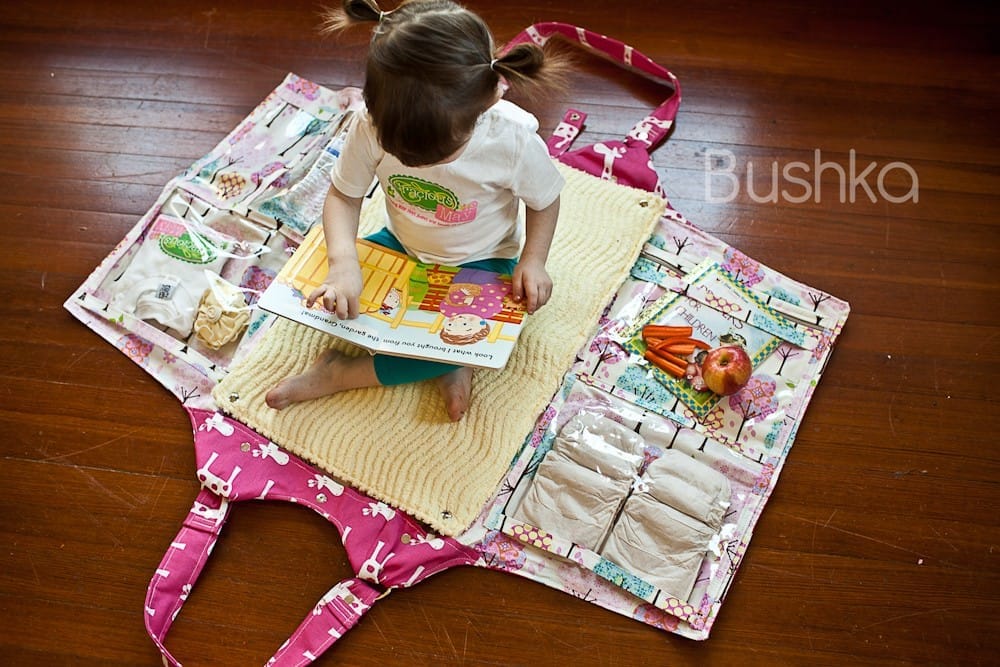 Bushka Diaper Bag and Changing Station Made in the USA