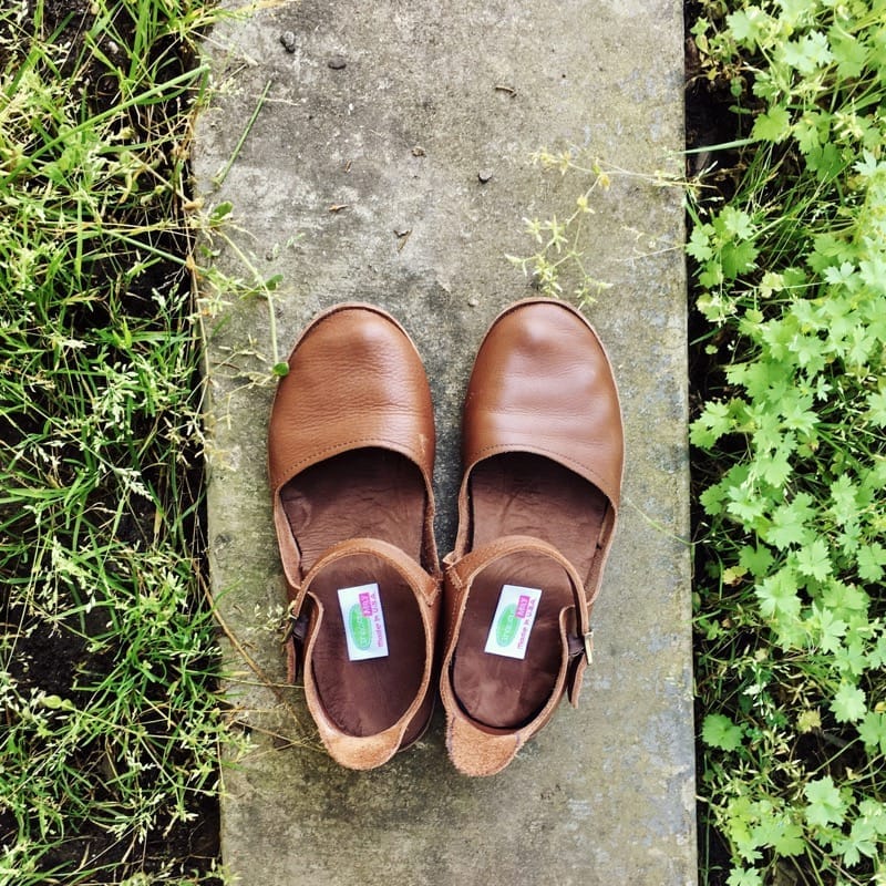 Gracious May American Made in USA Womens Leather Flats