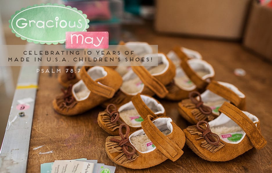 Gracious May 10th Anniversary of Footwear Line