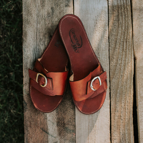 Handmade Leather Sandals Made in the USA by Gracious May